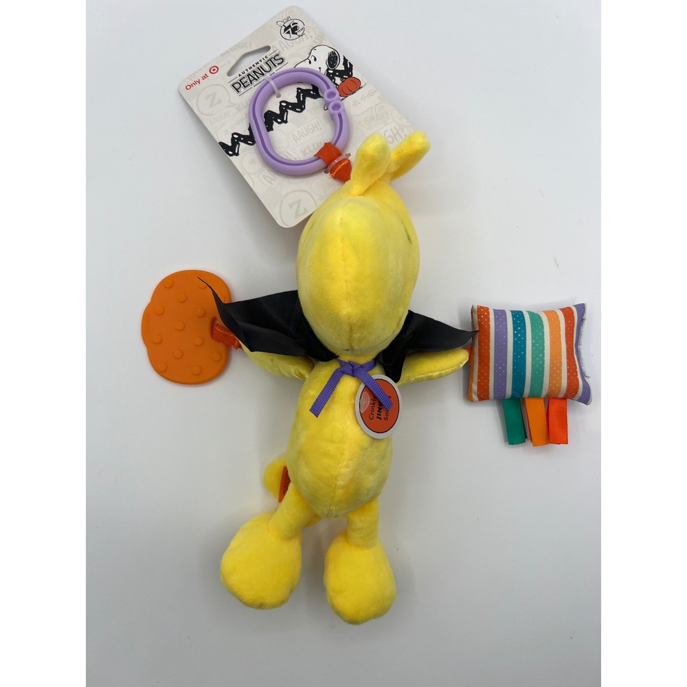 Kids Preferred Peanuts Woodstock Baby Activity Toy Halloween Vampire Plush
